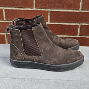 Reserved Footwear Mens Brown Suede Chelsea Boots Size 8.5 RF123-SE